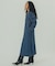 DENIM VOLUME SLEEVE DRESS