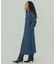 DENIM VOLUME SLEEVE DRESS