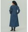 DENIM VOLUME SLEEVE DRESS