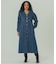 DENIM VOLUME SLEEVE DRESS