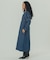 DENIM VOLUME SLEEVE DRESS