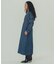 DENIM VOLUME SLEEVE DRESS