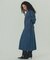 DENIM VOLUME SLEEVE DRESS