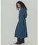 DENIM VOLUME SLEEVE DRESS