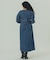 DENIM VOLUME SLEEVE DRESS