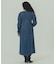 DENIM VOLUME SLEEVE DRESS