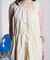 DRAWSTRING SLV.LESS DRESS