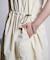 DRAWSTRING SLV.LESS DRESS