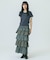 CHECK TIERED SKIRT