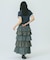 CHECK TIERED SKIRT