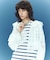 STRIPE H/S MINI CUT DRESS