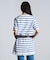 STRIPE H/S MINI CUT DRESS