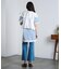 STRIPE H/S MINI CUT DRESS