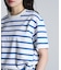 STRIPE H/S MINI CUT DRESS