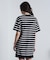 STRIPE H/S MINI CUT DRESS
