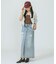 DAMEGE DENIM SKIRT