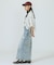 DAMEGE DENIM SKIRT