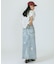 DAMEGE DENIM SKIRT