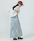 DAMEGE DENIM SKIRT