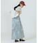DAMEGE DENIM SKIRT