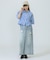 DAMEGE DENIM SKIRT