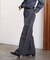SLIT DENIM PANTS