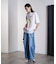 SLIT DENIM PANTS
