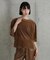 CHIGNON ベロアメッシュTシャツ