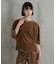 CHIGNON ベロアメッシュTシャツ