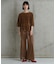 CHIGNON ベロアメッシュTシャツ