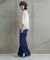 CHIGNON ベロアメッシュTシャツ
