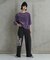 CHIGNON ベロアメッシュTシャツ