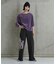 CHIGNON ベロアメッシュTシャツ