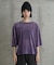 CHIGNON ベロアメッシュTシャツ