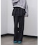 LAYERED SKIRT STRIPE PANTS