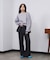 LAYERED SKIRT STRIPE PANTS