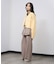 LAYERED SKIRT STRIPE PANTS