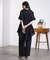 TIERED HEM S/S SHIRT