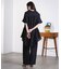 TIERED HEM S/S SHIRT