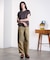 DOBBY STRIPE EASY PANTS