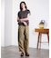 DOBBY STRIPE EASY PANTS