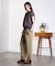 DOBBY STRIPE EASY PANTS