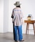 PANEL STRIPE S/S SHIRT