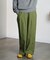 DENIM/BACK SATIN PANTS