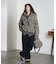 DENIM/BACK SATIN PANTS