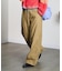 DENIM/BACK SATIN PANTS