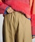 DENIM/BACK SATIN PANTS
