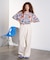 FLOWER PRINT SHORT SLEEVE SHIRT