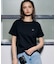 MARY QUANT BACK APPLIQUE T-SHIRT