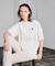 MARY QUANT BACK APPLIQUE T-SHIRT